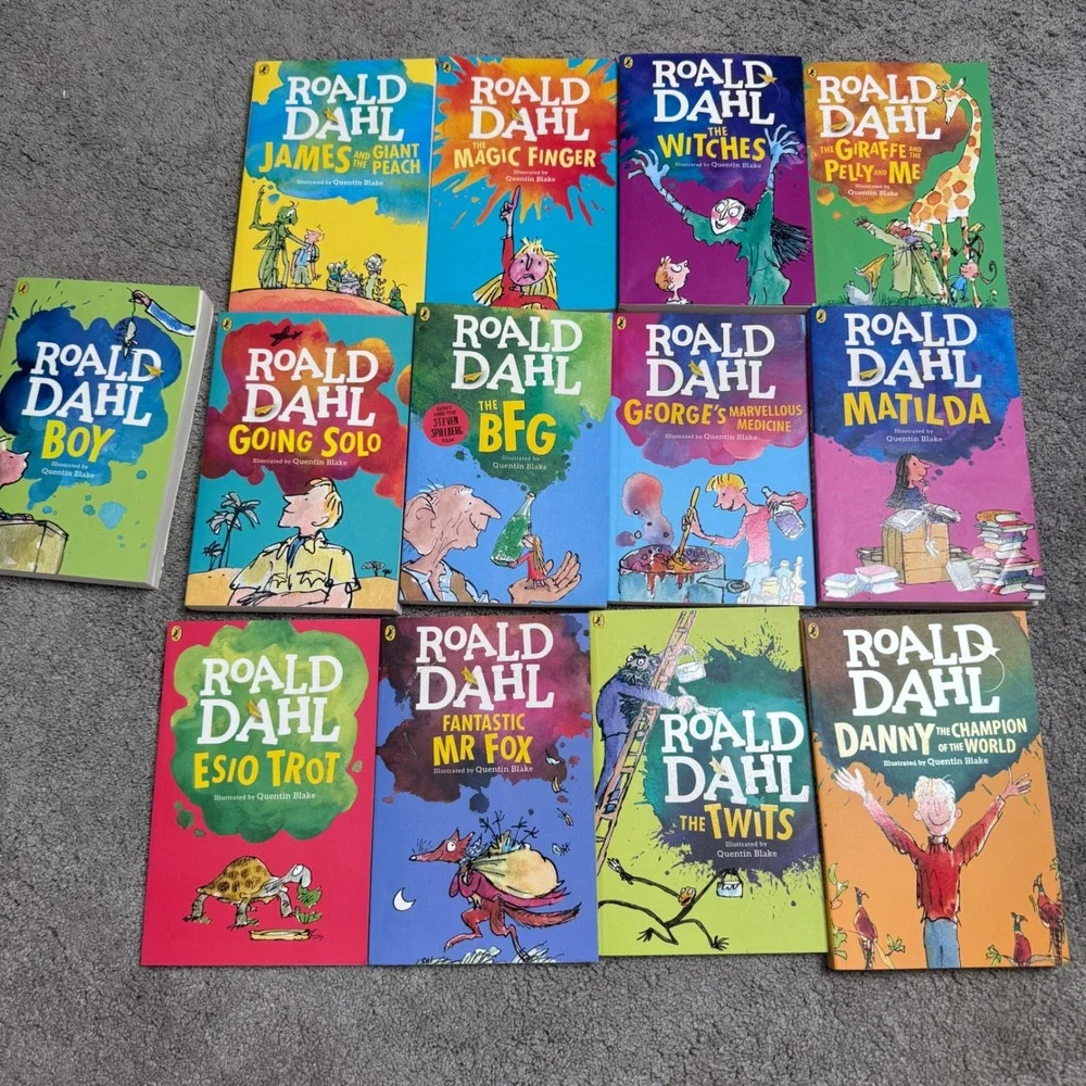 Roald Dahl Lot of 13 Paperback Children Books Matilda Charlie and the Chocolate